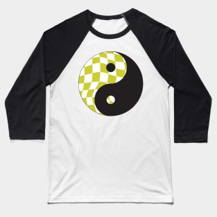 Checker Yin Yang Baseball T-Shirt